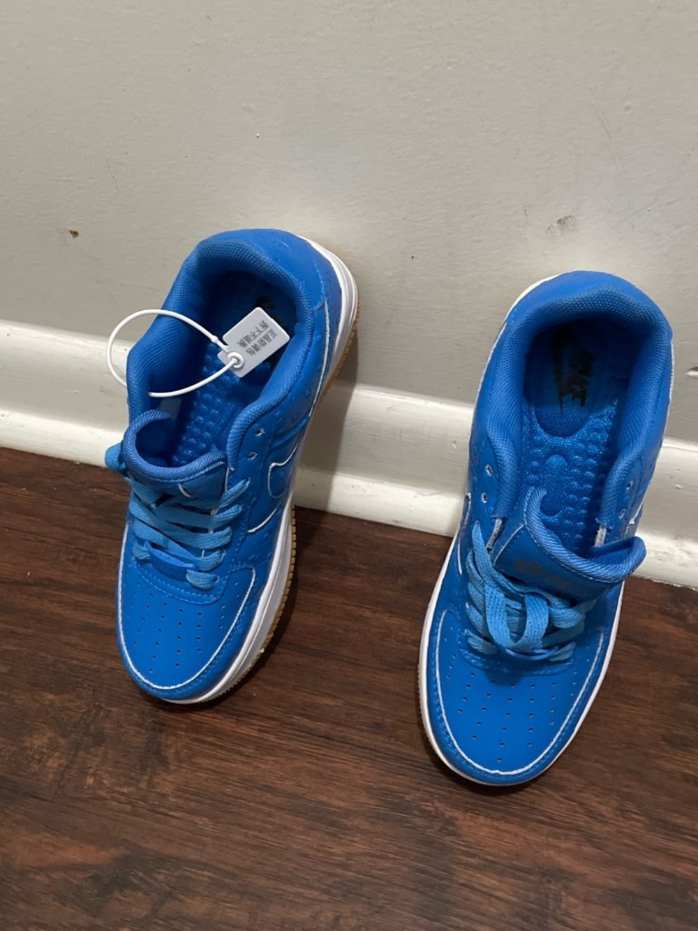 New Era Blue Sneaker with White Upper and Gum Yellow Sole
